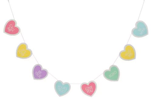 Hobby Lobby Conversation Hearts Wood Garland