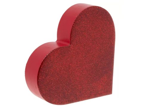 Hobby Lobby Glitter Heart Wood Decor