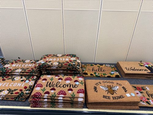 Hobby Lobby spring doormats