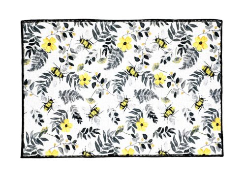 Home Collection Bees Print Dish Drying Mats