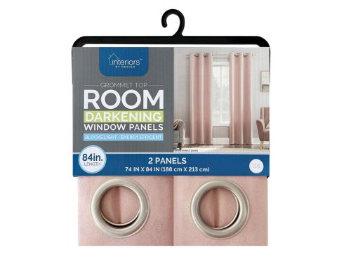 Interiors by Design Room Darkening Window Panels - Lynwood, 74x84 in., 2-ct. Pack