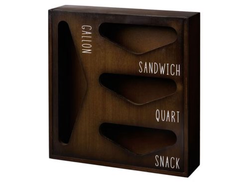 KIRKTON HOUSE Bamboo Bag Organizer, Dark Brown