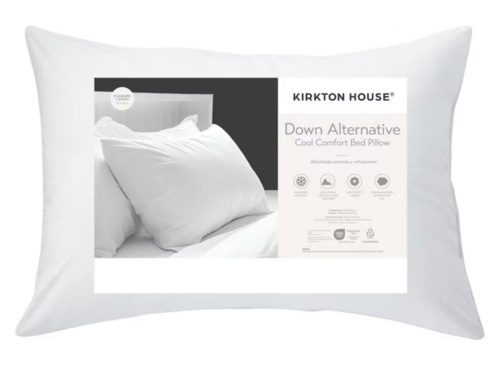 KIRKTON HOUSE Down Alternative Cool Comfort Bed Pillow