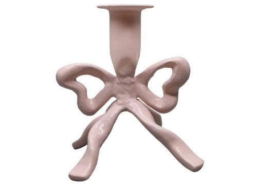 KIRKTON HOUSE Taper Candleholder - Pink Bow