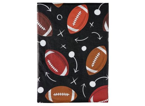 Kirkton House 52" X 70" Vinyl Tablecloth, Black