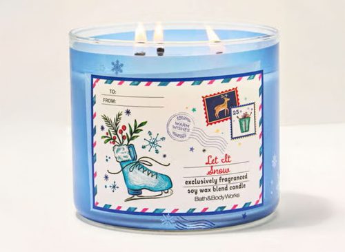 Let it Snow 3-Wick Candle