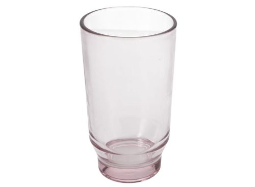 Libbey Glass Cooler Pink Glass Tumbler