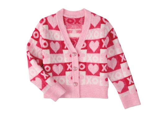 Lily & Dan/ L&D Children's Valentine's Day Sweater - Pink, S
