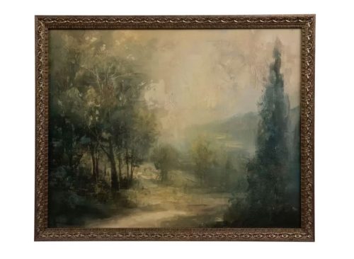 Morning Mist Forest Wood Wall Decor