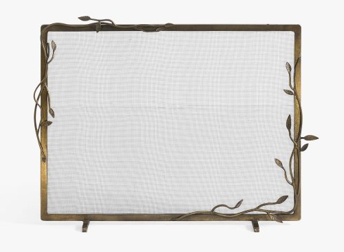 Open Box: Botanical Fireplace Screen - Aged Brass