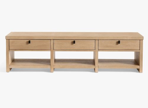 Open Box: Modern Farmhouse Bench (67.5") - Fog