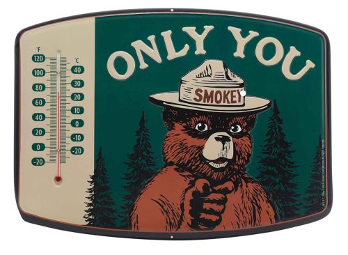 Open Road Brands Smokey Bear Only You Wall Thermometer