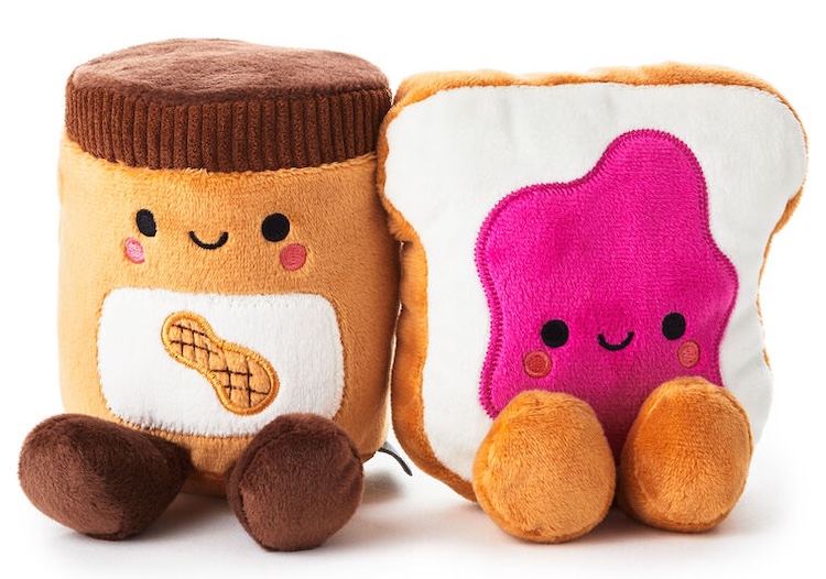 Better Together Peanut Butter and Jelly Magnetic Plush