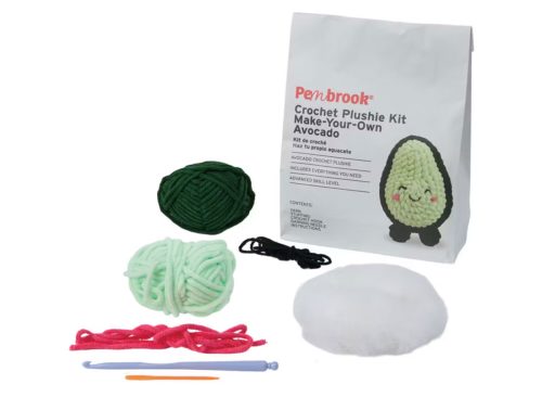 Pembrook Crochet Plushy Kit - Avocado