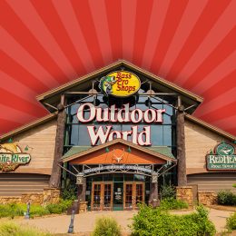 Exterior view of the Outdoor World Pro Bass Shops