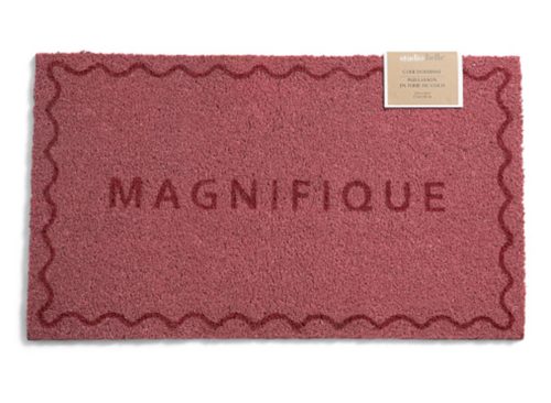 STUDIO BELLE 20x34 Magnifique Wavy Coir Doormat