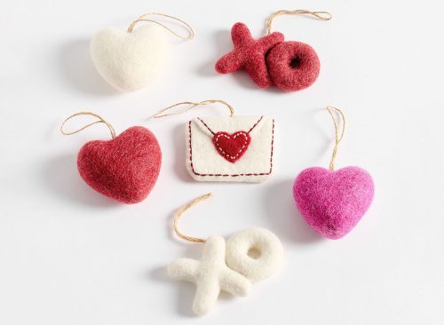 Valentine's Day Ornaments - Set of 6