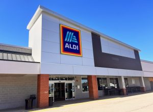 An Aldi storefront