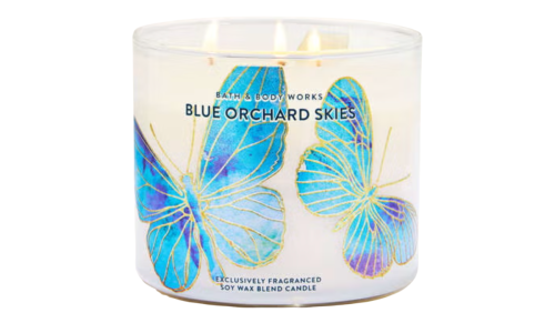 Bath & Body Works Blue Orchard Skies candle