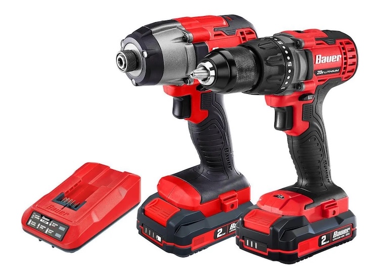 Bauer Drill & Impact Driver Kit