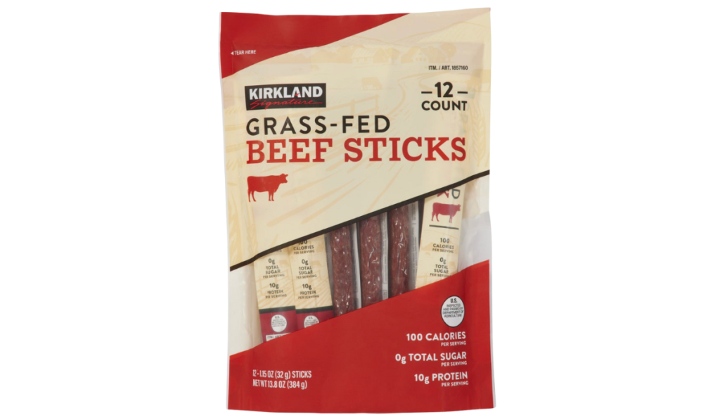 Kirkland grass-fed beef sticks