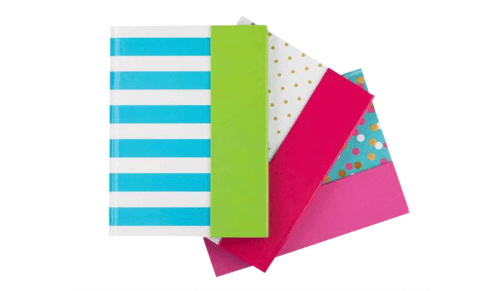 colorful notebooks
