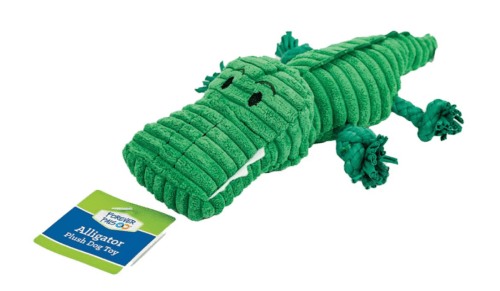 alligator dog toy