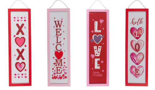 Valentine's Day welcome signs