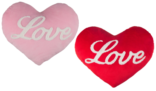 Valentine's Day heart pillows