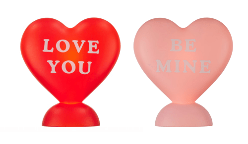 Valentine's Day light-up heart decorations