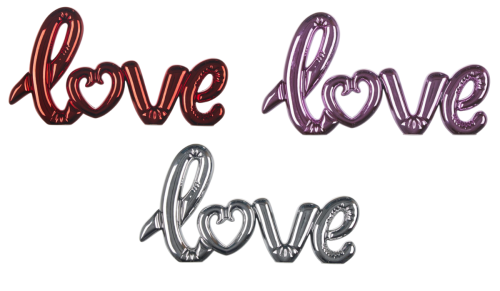 Valentine's Day "love" decorations