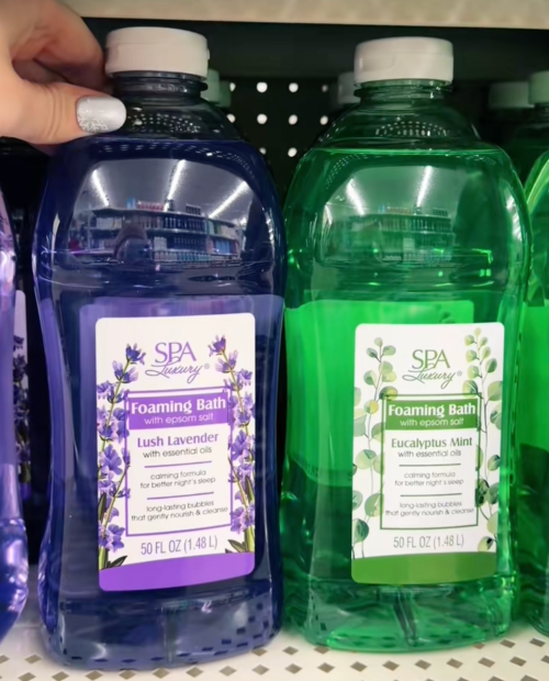 lavender foaming bath