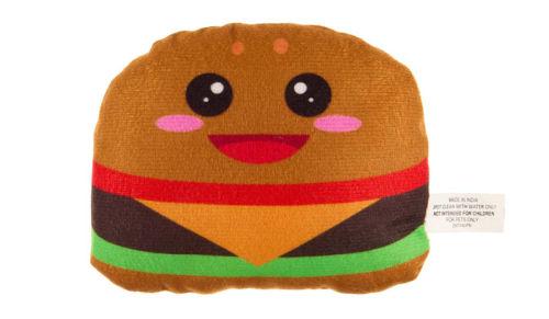 hamburger dog toy
