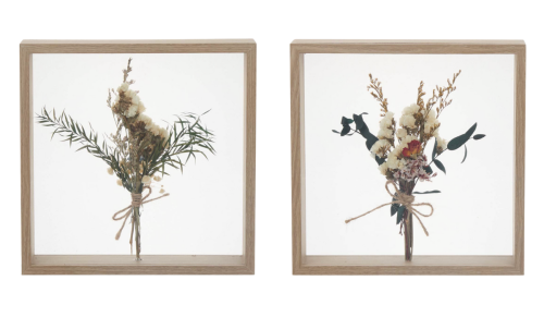 dried flower artwork