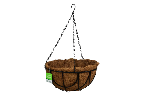 Hanging Wire Planter Basket with Coconut Liner