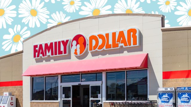 Family dollar store blue flowers