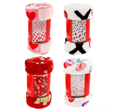 Valentine's Day blankets