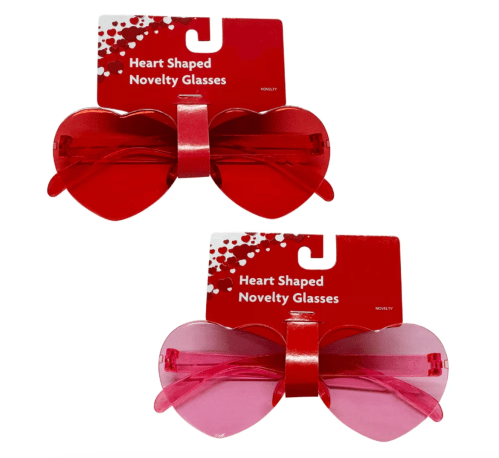 Valentine's Day heart sunglasses