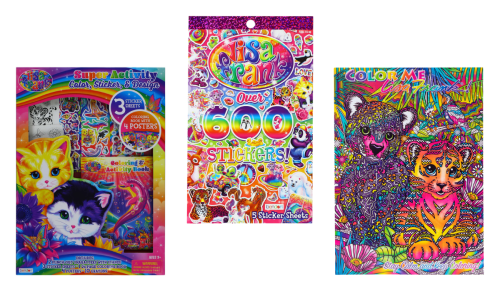 Lisa Frank activity books