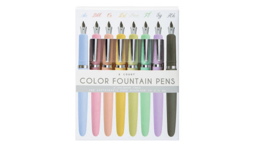 colored fountain pens