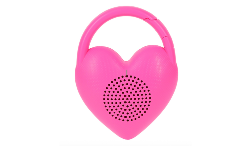 pink heart speaker
