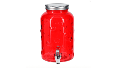 red heart beverage dispenser