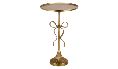 gold bow cocktail table