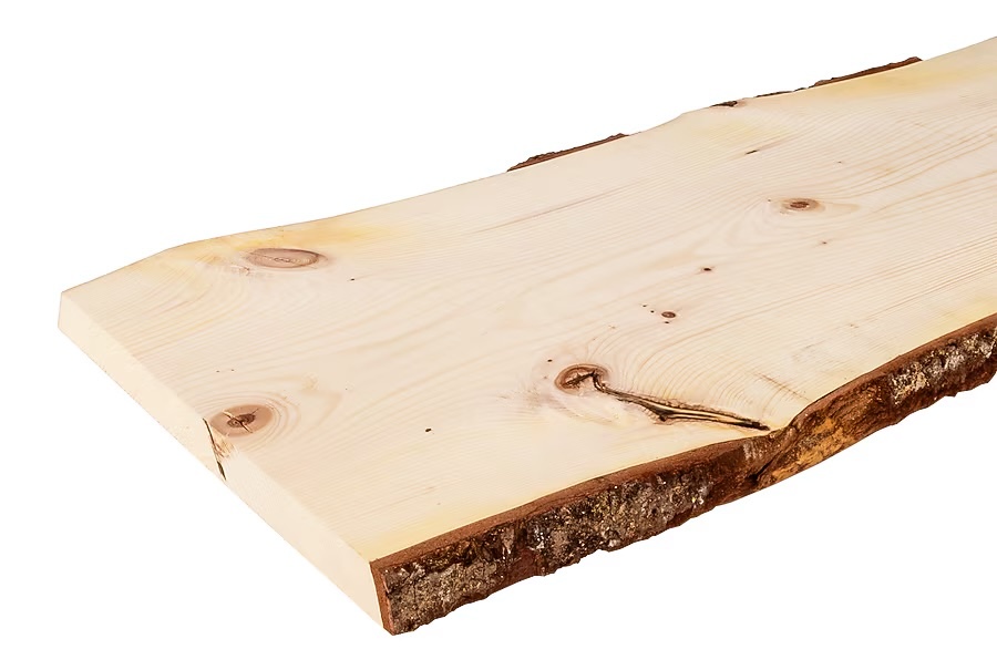 Live Edge Unfinished Pine Rectangle Craft table top