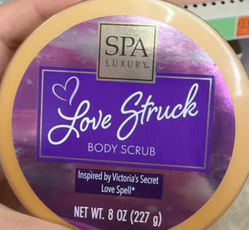 Love Struck body scrub from Dollar Tree