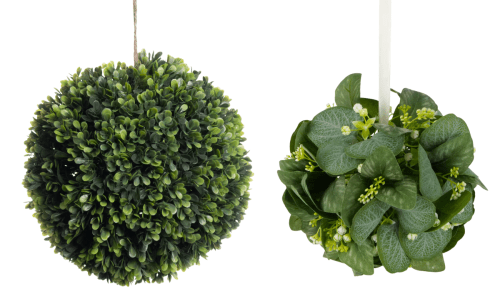 faux plant hanging balls