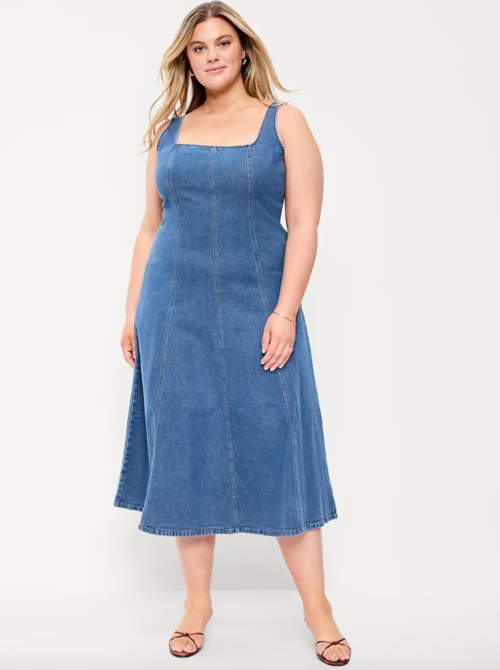 denim dress
