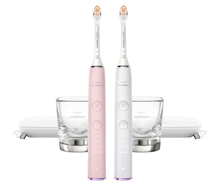 Philips Sonicare DiamondClean Smart Electric Rechargeable Toothbrush, 2-pack