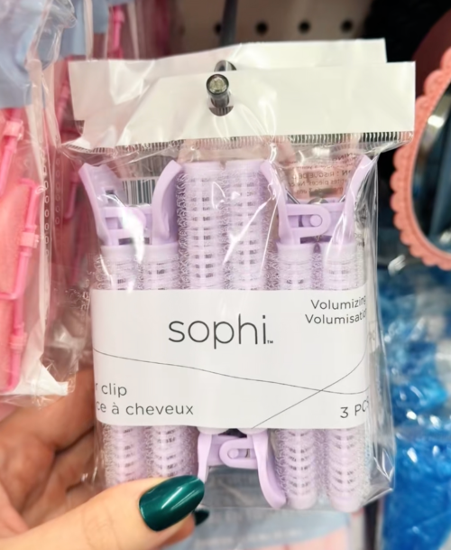 volumizing hair clips from Dollar Tree