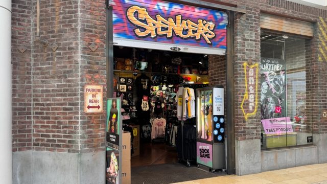 A Spencer's storefront